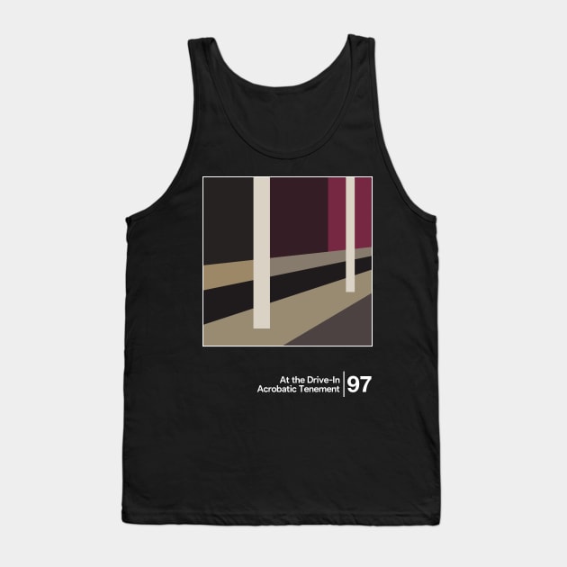 At The Drive-In - Acrobatic Tenement / Minimal Style Graphic Artwork Tank Top by saudade